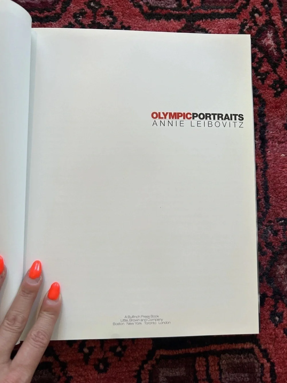 Annie Leibovitz Olympic Portraits 1996 First Edition Hardcover Photography